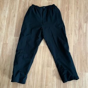 EUC Men's Woodworm Pants With Zippers - Windbreaker Style - Black - Size Medium